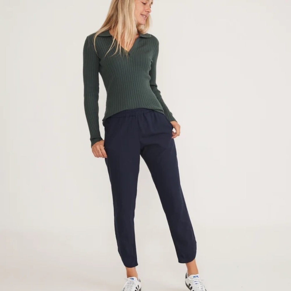 Marine Layer Allison Pant Navy Blue 33897